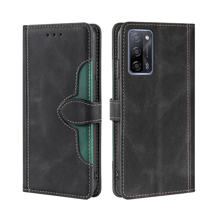 Skin Feel Cappello di paglia Custodia in pelle con fibbia magnetica, For OPPO Reno3 5G JP Version, For OPPO A16, For OPPO A53 / A32 / A33 / A53s 2020, For OPPO A55 5G, For OPPO A55s 5G, For OPPO A94 5G / F19 Pro+ / Reno 5Z