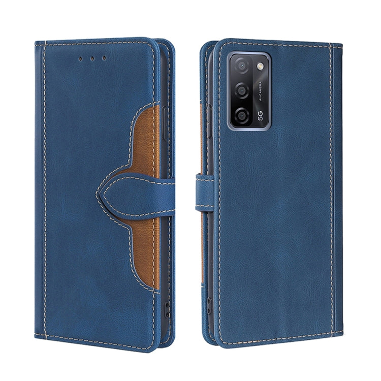Skin Feel Cappello di paglia Custodia in pelle con fibbia magnetica, For OPPO Reno3 5G JP Version, For OPPO A16, For OPPO A53 / A32 / A33 / A53s 2020, For OPPO A55 5G, For OPPO A55s 5G, For OPPO A94 5G / F19 Pro+ / Reno 5Z