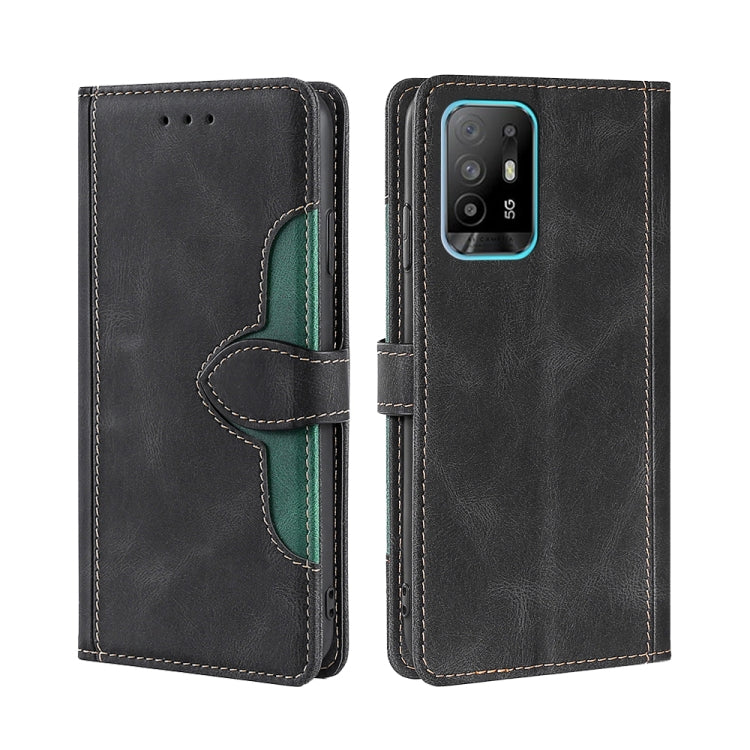 Skin Feel Cappello di paglia Custodia in pelle con fibbia magnetica, For OPPO Reno3 5G JP Version, For OPPO A16, For OPPO A53 / A32 / A33 / A53s 2020, For OPPO A55 5G, For OPPO A55s 5G, For OPPO A94 5G / F19 Pro+ / Reno 5Z