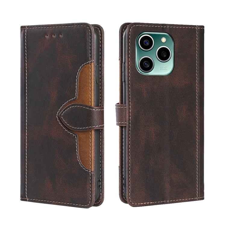 Skin Feel Cappello di paglia Custodia in pelle con fibbia magnetica, For Honor 60, For Honor 60 Pro, For Honor 60 SE