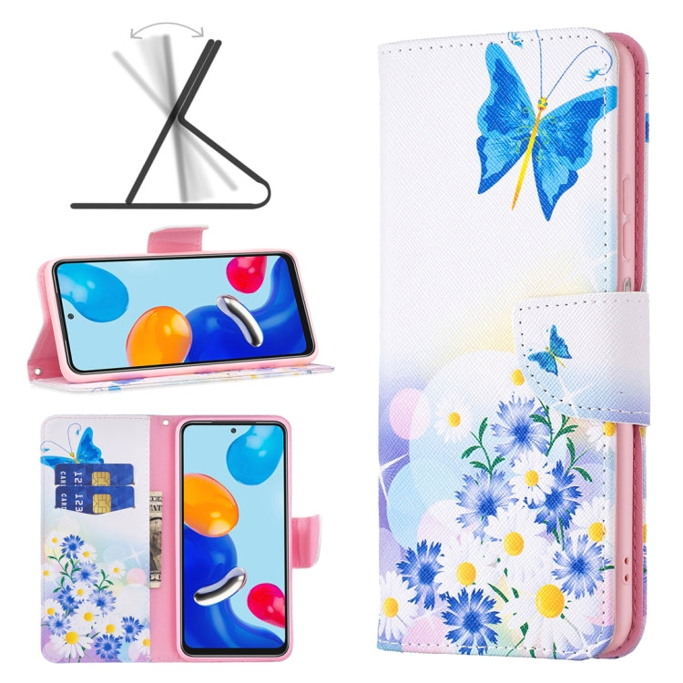 Custodia per telefono in pelle con motivo a disegno colorato, For Xiaomi Redmi Note 11 International Version
