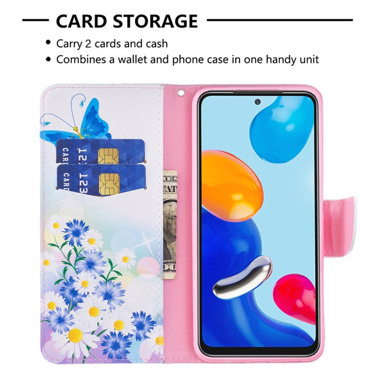 Custodia per telefono in pelle con motivo a disegno colorato, For Xiaomi Redmi Note 11 International Version