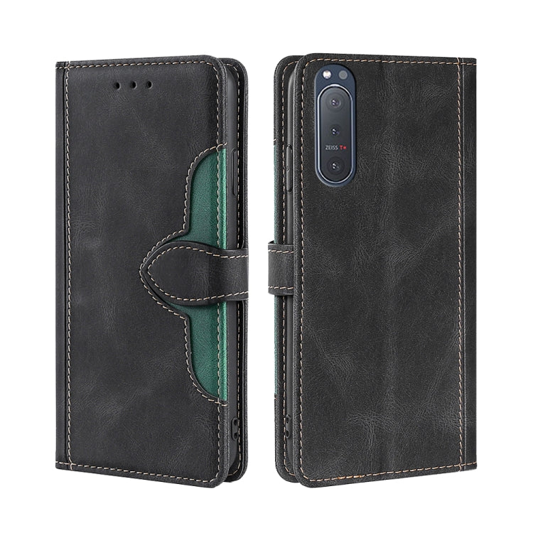 Skin Feel Cappello di paglia Custodia in pelle con fibbia magnetica, For Sony Xperia 5 II, For Sony Xperia 1 II, For Sony Xperia 10 II, For Sony Xperia Ace II, For Sony Xperia Pro I
