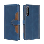 Skin Feel Cappello di paglia Custodia in pelle con fibbia magnetica, For Sony Xperia 5 II, For Sony Xperia 1 II, For Sony Xperia 10 II, For Sony Xperia Ace II, For Sony Xperia Pro I