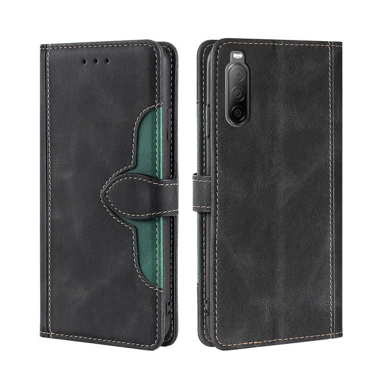 Skin Feel Cappello di paglia Custodia in pelle con fibbia magnetica, For Sony Xperia 5 II, For Sony Xperia 1 II, For Sony Xperia 10 II, For Sony Xperia Ace II, For Sony Xperia Pro I