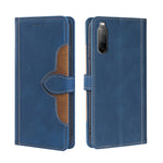 Skin Feel Cappello di paglia Custodia in pelle con fibbia magnetica, For Sony Xperia 5 II, For Sony Xperia 1 II, For Sony Xperia 10 II, For Sony Xperia Ace II, For Sony Xperia Pro I