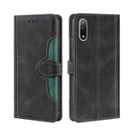 Skin Feel Cappello di paglia Custodia in pelle con fibbia magnetica, For Sony Xperia 5 II, For Sony Xperia 1 II, For Sony Xperia 10 II, For Sony Xperia Ace II, For Sony Xperia Pro I