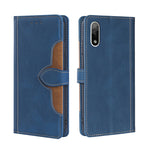 Skin Feel Cappello di paglia Custodia in pelle con fibbia magnetica, For Sony Xperia 5 II, For Sony Xperia 1 II, For Sony Xperia 10 II, For Sony Xperia Ace II, For Sony Xperia Pro I