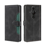 Skin Feel Cappello di paglia Custodia in pelle con fibbia magnetica, For Sony Xperia 5 II, For Sony Xperia 1 II, For Sony Xperia 10 II, For Sony Xperia Ace II, For Sony Xperia Pro I