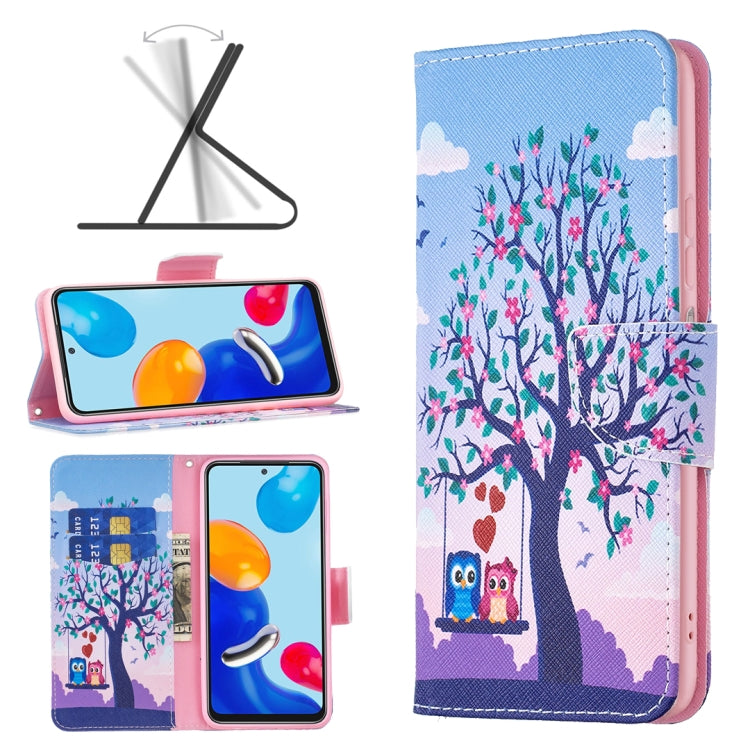 Custodia per telefono in pelle con disegno colorato, For Xiaomi Redmi Note 11 International Version