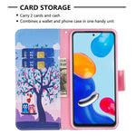 Custodia per telefono in pelle con disegno colorato, For Xiaomi Redmi Note 11 International Version