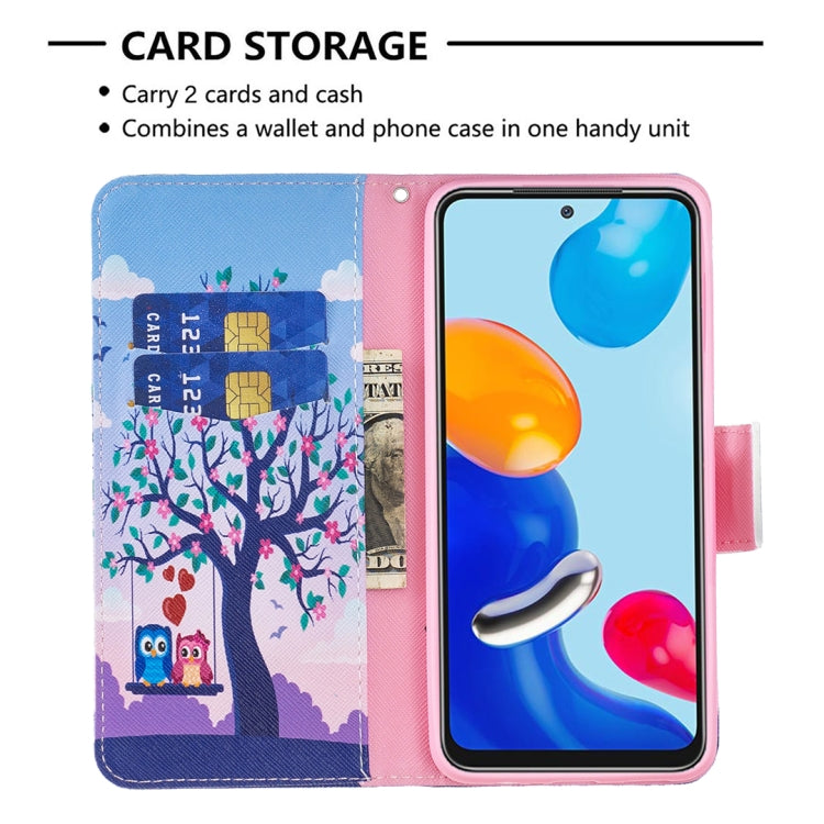 Custodia per telefono in pelle con disegno colorato, For Xiaomi Redmi Note 11 International Version
