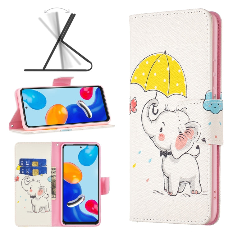 Custodia per telefono in pelle con disegno colorato, For Xiaomi Redmi Note 11 International Version