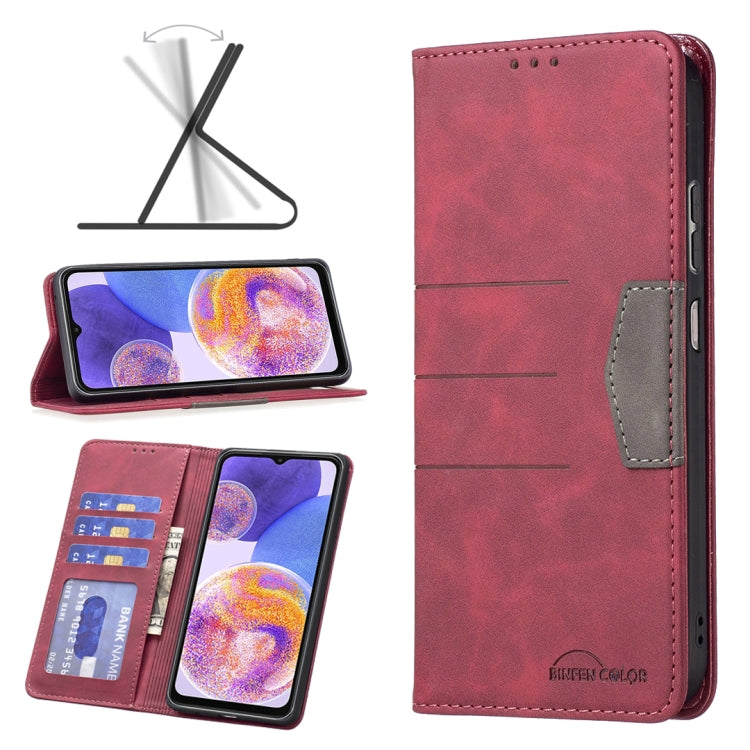Custodia per telefono in pelle con giunzione magnetica, For Xiaomi Redmi Note 11 Global, For Samsung Galaxy A23 5G
