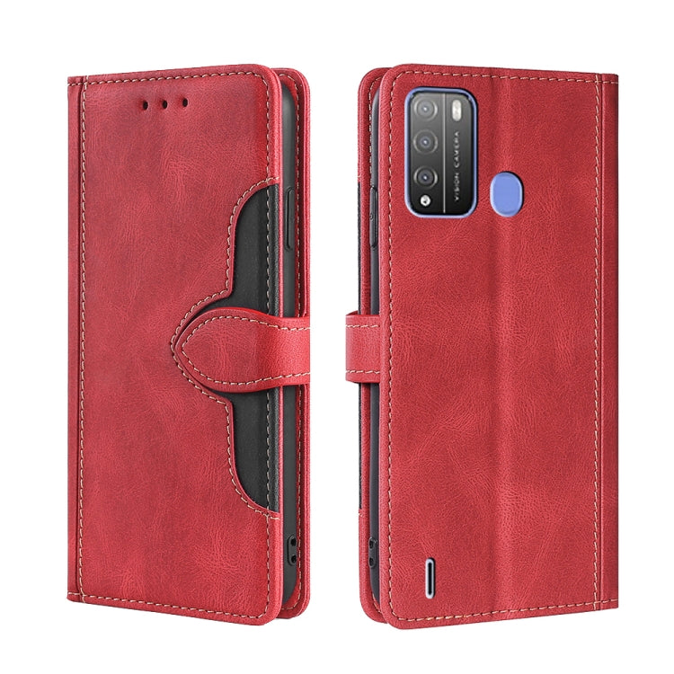 Skin Feel Cappello di paglia Custodia in pelle con fibbia magnetica, For Itel A48, For Itel Vision 1 Pro, For Oukitel C25, For Tecno Phantom X