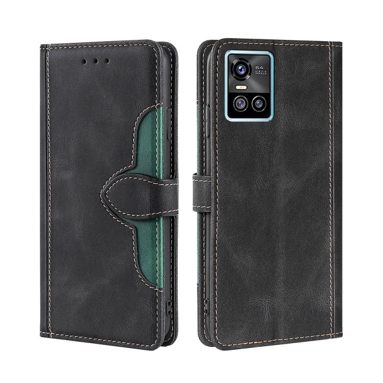 Skin Feel Cappello di paglia Custodia in pelle con fibbia magnetica, For vivo S10 / S10 Pro, For vivo V21 5G / 4G, For vivo V21e 4G / Y73 2021, For vivo V23e / S10e, For vivo X60 Pro+, For vivo X60 Pro Foreign Version / X60