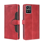 Skin Feel Cappello di paglia Custodia in pelle con fibbia magnetica, For vivo S10 / S10 Pro, For vivo V21 5G / 4G, For vivo V21e 4G / Y73 2021, For vivo V23e / S10e, For vivo X60 Pro+, For vivo X60 Pro Foreign Version / X60