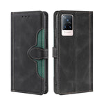 Skin Feel Cappello di paglia Custodia in pelle con fibbia magnetica, For vivo S10 / S10 Pro, For vivo V21 5G / 4G, For vivo V21e 4G / Y73 2021, For vivo V23e / S10e, For vivo X60 Pro+, For vivo X60 Pro Foreign Version / X60