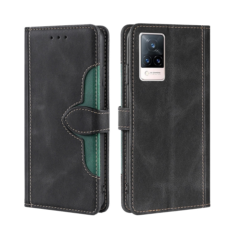 Skin Feel Cappello di paglia Custodia in pelle con fibbia magnetica, For vivo S10 / S10 Pro, For vivo V21 5G / 4G, For vivo V21e 4G / Y73 2021, For vivo V23e / S10e, For vivo X60 Pro+, For vivo X60 Pro Foreign Version / X60