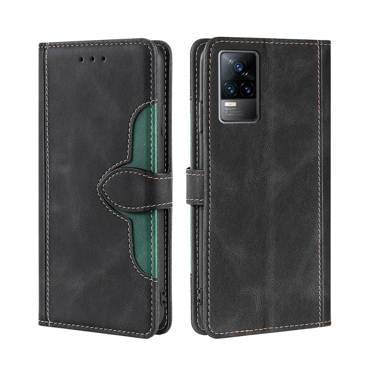 Skin Feel Cappello di paglia Custodia in pelle con fibbia magnetica, For vivo S10 / S10 Pro, For vivo V21 5G / 4G, For vivo V21e 4G / Y73 2021, For vivo V23e / S10e, For vivo X60 Pro+, For vivo X60 Pro Foreign Version / X60
