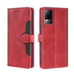 Skin Feel Cappello di paglia Custodia in pelle con fibbia magnetica, For vivo S10 / S10 Pro, For vivo V21 5G / 4G, For vivo V21e 4G / Y73 2021, For vivo V23e / S10e, For vivo X60 Pro+, For vivo X60 Pro Foreign Version / X60