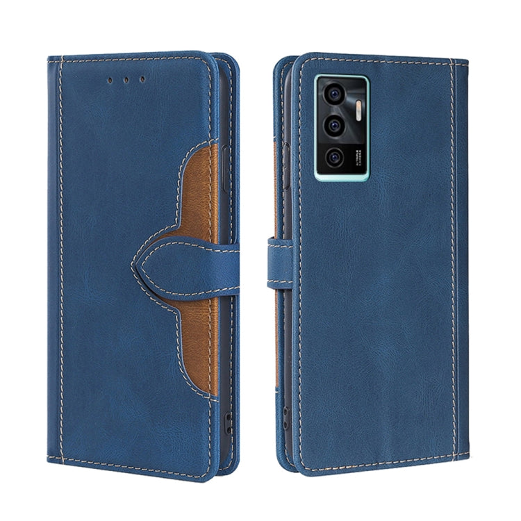 Skin Feel Cappello di paglia Custodia in pelle con fibbia magnetica, For vivo S10 / S10 Pro, For vivo V21 5G / 4G, For vivo V21e 4G / Y73 2021, For vivo V23e / S10e, For vivo X60 Pro+, For vivo X60 Pro Foreign Version / X60