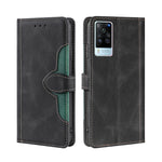 Skin Feel Cappello di paglia Custodia in pelle con fibbia magnetica, For vivo S10 / S10 Pro, For vivo V21 5G / 4G, For vivo V21e 4G / Y73 2021, For vivo V23e / S10e, For vivo X60 Pro+, For vivo X60 Pro Foreign Version / X60