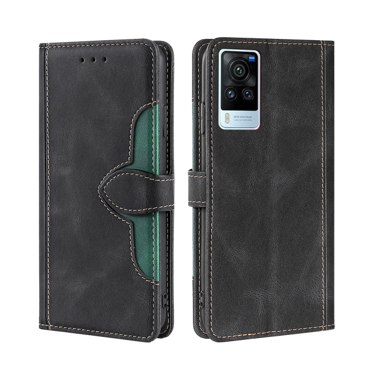 Skin Feel Cappello di paglia Custodia in pelle con fibbia magnetica, For vivo S10 / S10 Pro, For vivo V21 5G / 4G, For vivo V21e 4G / Y73 2021, For vivo V23e / S10e, For vivo X60 Pro+, For vivo X60 Pro Foreign Version / X60
