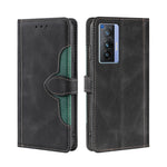 Skin Feel Cappello di paglia Custodia in pelle con fibbia magnetica, For vivo X70, For vivo X70 Pro, For vivo X70 Pro+, For vivo Y73s 2021, For vivo Y20 / Y20i / Y20s, For vivo Y21 / Y21s / Y33s