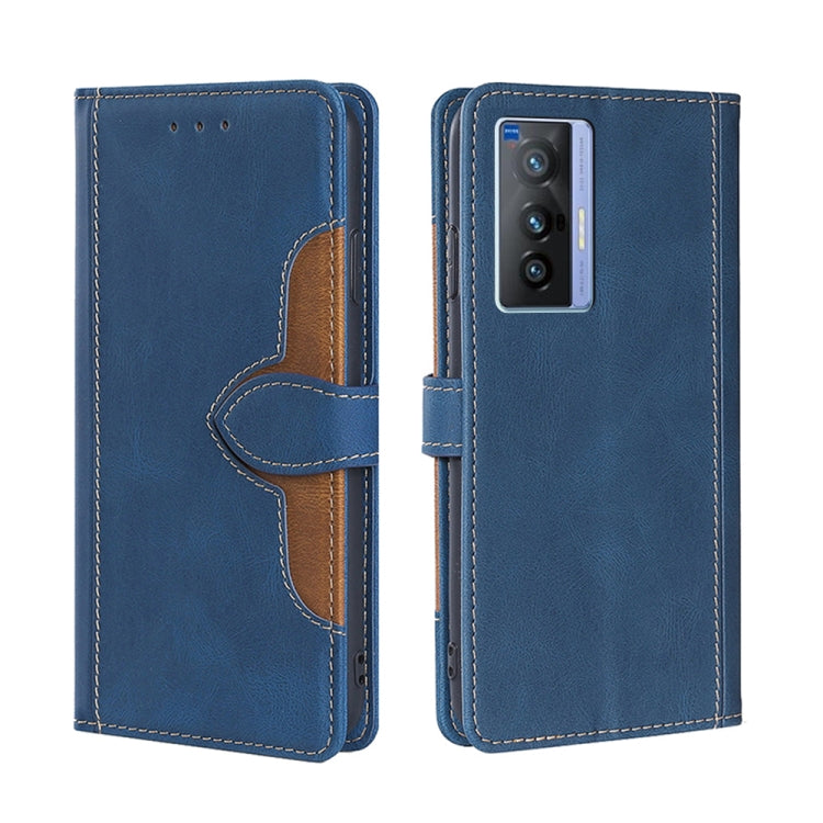 Skin Feel Cappello di paglia Custodia in pelle con fibbia magnetica, For vivo X70, For vivo X70 Pro, For vivo X70 Pro+, For vivo Y73s 2021, For vivo Y20 / Y20i / Y20s, For vivo Y21 / Y21s / Y33s