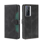 Skin Feel Cappello di paglia Custodia in pelle con fibbia magnetica, For vivo X70, For vivo X70 Pro, For vivo X70 Pro+, For vivo Y73s 2021, For vivo Y20 / Y20i / Y20s, For vivo Y21 / Y21s / Y33s