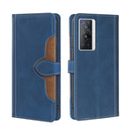 Skin Feel Cappello di paglia Custodia in pelle con fibbia magnetica, For vivo X70, For vivo X70 Pro, For vivo X70 Pro+, For vivo Y73s 2021, For vivo Y20 / Y20i / Y20s, For vivo Y21 / Y21s / Y33s