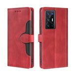 Skin Feel Cappello di paglia Custodia in pelle con fibbia magnetica, For vivo X70, For vivo X70 Pro, For vivo X70 Pro+, For vivo Y73s 2021, For vivo Y20 / Y20i / Y20s, For vivo Y21 / Y21s / Y33s