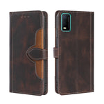 Skin Feel Cappello di paglia Custodia in pelle con fibbia magnetica, For vivo X70, For vivo X70 Pro, For vivo X70 Pro+, For vivo Y73s 2021, For vivo Y20 / Y20i / Y20s, For vivo Y21 / Y21s / Y33s