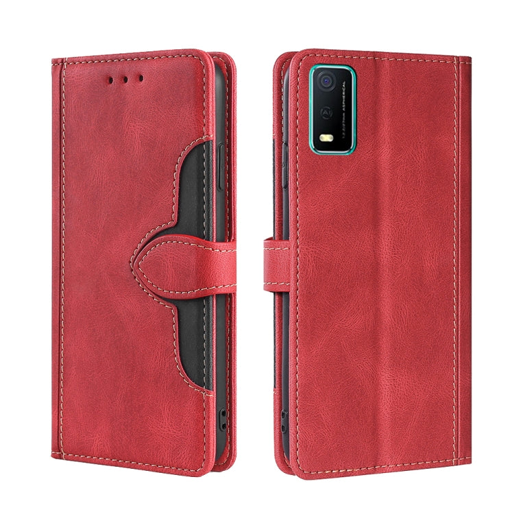 Skin Feel Cappello di paglia Custodia in pelle con fibbia magnetica, For vivo X70, For vivo X70 Pro, For vivo X70 Pro+, For vivo Y73s 2021, For vivo Y20 / Y20i / Y20s, For vivo Y21 / Y21s / Y33s