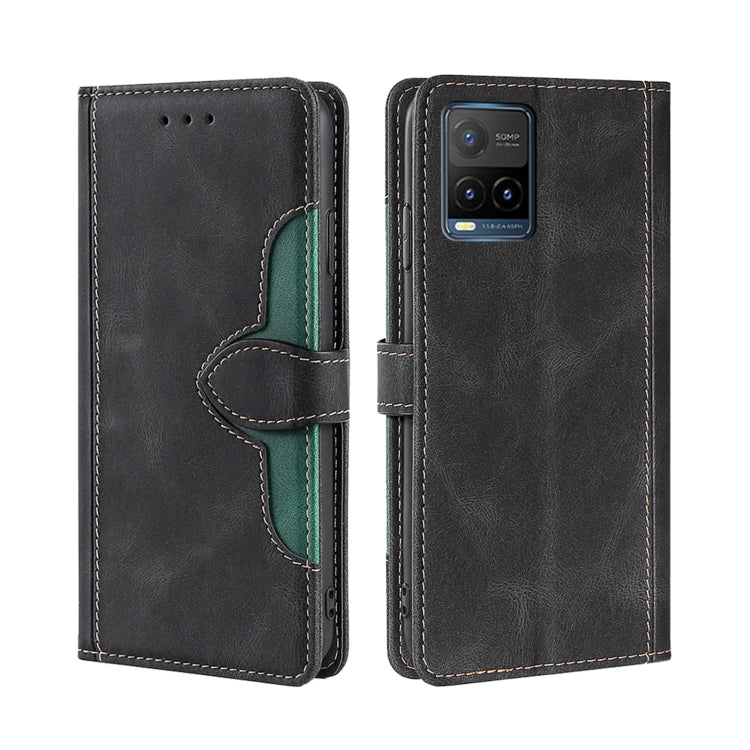 Skin Feel Cappello di paglia Custodia in pelle con fibbia magnetica, For vivo X70, For vivo X70 Pro, For vivo X70 Pro+, For vivo Y73s 2021, For vivo Y20 / Y20i / Y20s, For vivo Y21 / Y21s / Y33s