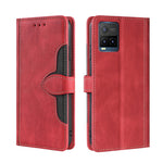 Skin Feel Cappello di paglia Custodia in pelle con fibbia magnetica, For vivo X70, For vivo X70 Pro, For vivo X70 Pro+, For vivo Y73s 2021, For vivo Y20 / Y20i / Y20s, For vivo Y21 / Y21s / Y33s