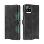 Skin Feel Cappello di paglia Custodia in pelle con fibbia magnetica, For vivo Y52s 5G / iQOO U3, For vivo Y53s 5G / iQOO Z5X / T1X, For vivo Y72 5G / iQOO Z3