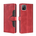 Skin Feel Cappello di paglia Custodia in pelle con fibbia magnetica, For vivo Y52s 5G / iQOO U3, For vivo Y53s 5G / iQOO Z5X / T1X, For vivo Y72 5G / iQOO Z3