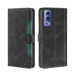Skin Feel Cappello di paglia Custodia in pelle con fibbia magnetica, For vivo Y52s 5G / iQOO U3, For vivo Y53s 5G / iQOO Z5X / T1X, For vivo Y72 5G / iQOO Z3