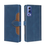 Skin Feel Cappello di paglia Custodia in pelle con fibbia magnetica, For vivo Y52s 5G / iQOO U3, For vivo Y53s 5G / iQOO Z5X / T1X, For vivo Y72 5G / iQOO Z3