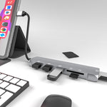 Hub USB-C 6 in 1 con slot SD, TF e 4 porte USB femmina