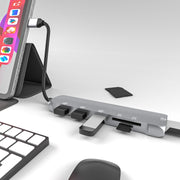 NK-3043 6 in 1 USB-C / Tipo-C a TF / Slot per scheda SD + 4 adattatori USB femmina, NK-3043