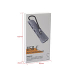 Hub USB-C 6 in 1 con slot SD, TF e 4 porte USB femmina