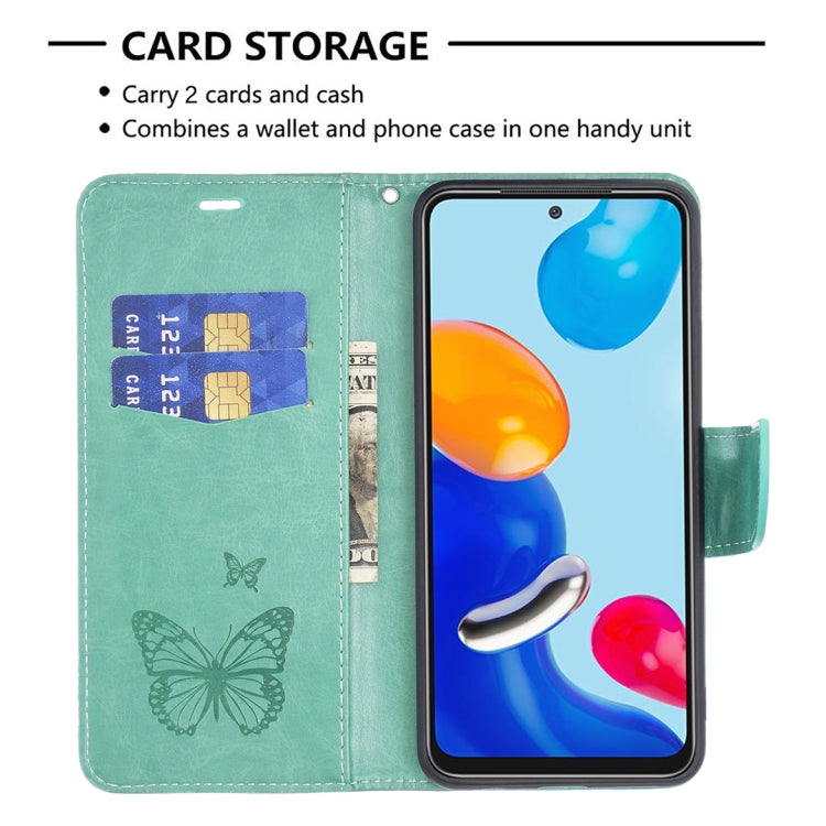 Custodia portafoglio in pelle goffrata per Xiaomi Redmi Note 11