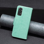 Custodia portafoglio in pelle goffrata per Xiaomi Redmi Note 11