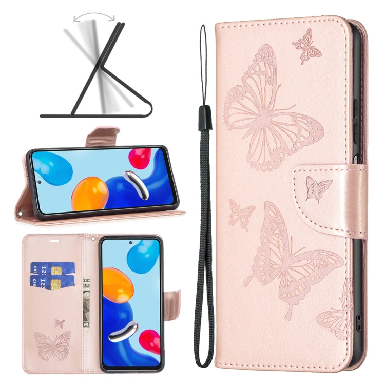 Custodia portafoglio in pelle goffrata per Xiaomi Redmi Note 11