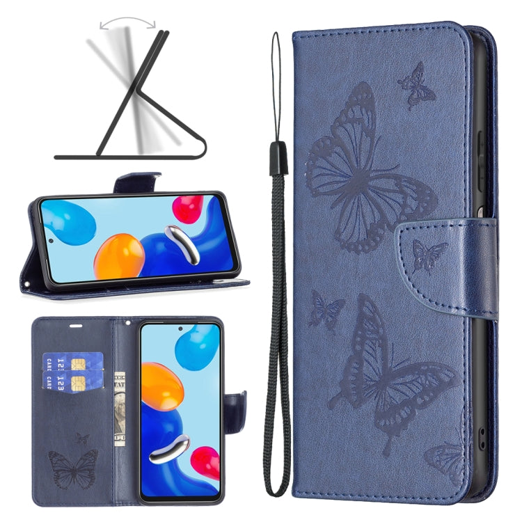 Custodia portafoglio in pelle goffrata per Xiaomi Redmi Note 11