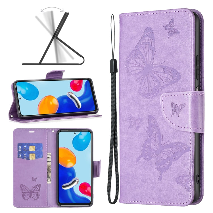 Custodia portafoglio in pelle goffrata per Xiaomi Redmi Note 11