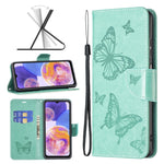 Custodia portafoglio in pelle goffrata per Xiaomi Redmi Note 11